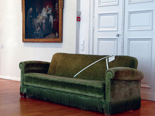 John M. Armleder, Furniture Sculpture 21, 1981