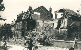 Maison détruite par les bombardements boulevard Faidherbe